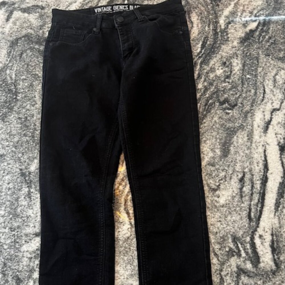 Vintage Genes Black Skinny Fit Jeans. Both men and women size 30x30